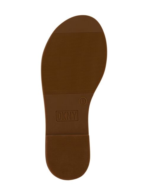 DKNY Little Girls Flat Gladiator Sandals