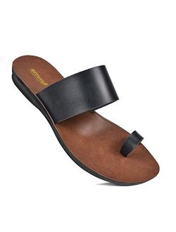 Aerosoft Women Fashion Synthetic Leather Sandals