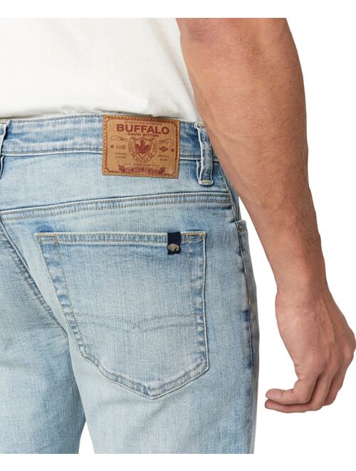 Buffalo David Bitton Men's Crinkled Straight Six Jeans