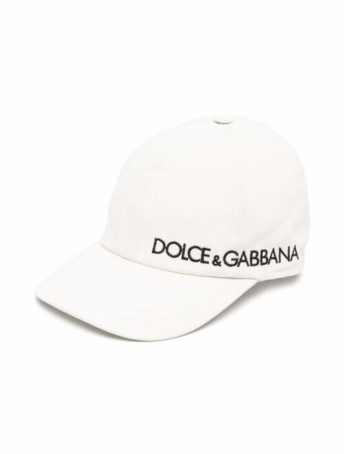 Dolce & Gabbana Kids logo-embroidered cap