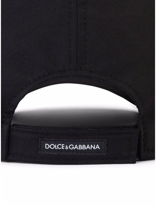 Dolce & Gabbana Kids logo-patch stretch-cotton cap