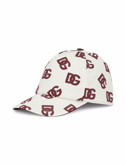 Dolce & Gabbana Kids DG logo-print baseball cap