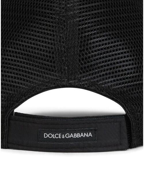 Dolce & Gabbana Kids DG-embroidered mesh cap