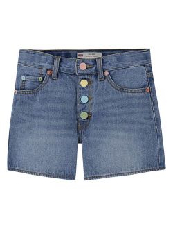 Girls 7-16 Levi's High Rise Button Front Shorts