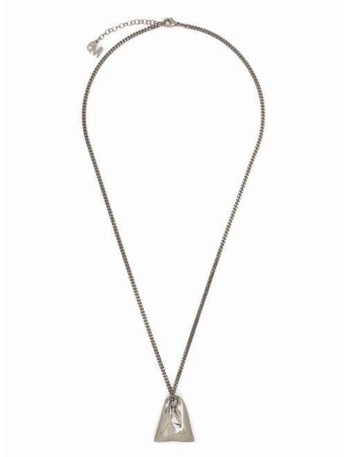 MM6 Maison Margiela statement-pendant chain-link necklace