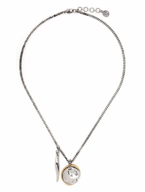Alexander McQueen medium molten necklace