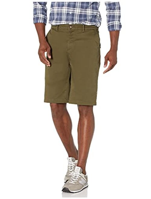 28 Palms Men's Relaxed-Fit 11" Inseam Cotton Tencel Chino Short