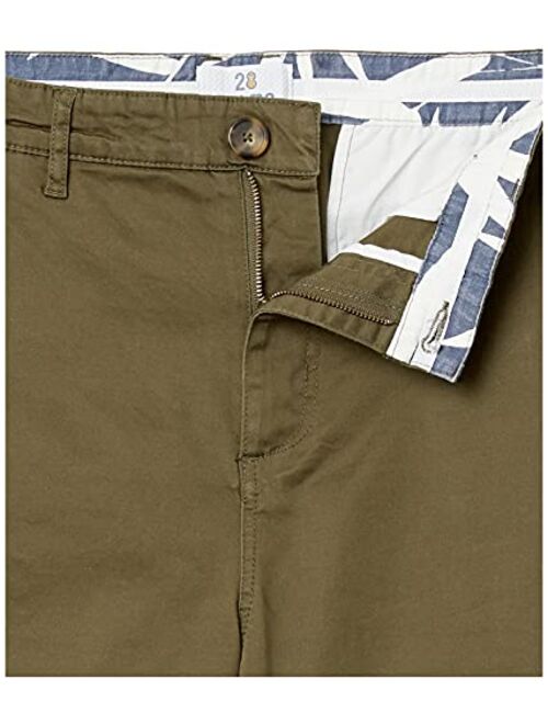 28 Palms Men's Relaxed-Fit 11" Inseam Cotton Tencel Chino Short
