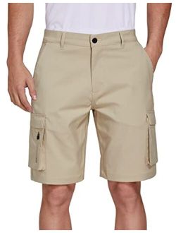SPECIALMAGIC Mens Hiking Cargo Hybrid Shorts Golf Stretch Lightweight Quick Dry with Pockets