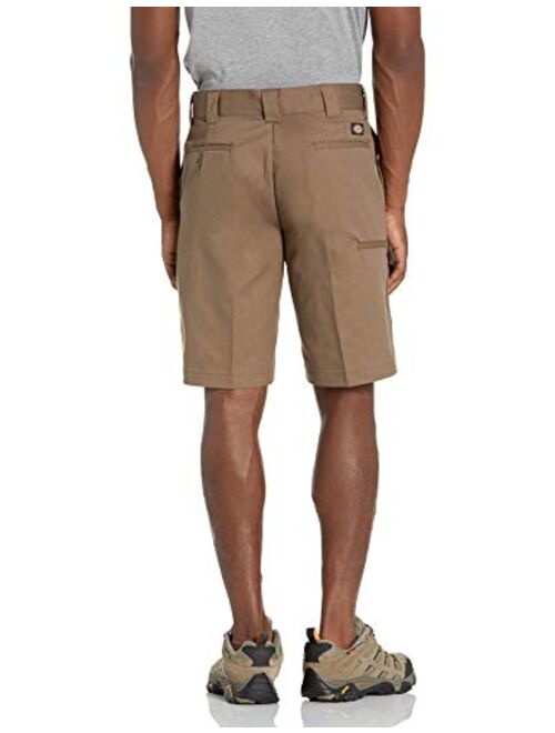 Dickies Men's 11 Inch Relaxed-fit Stretch Twill Work Short