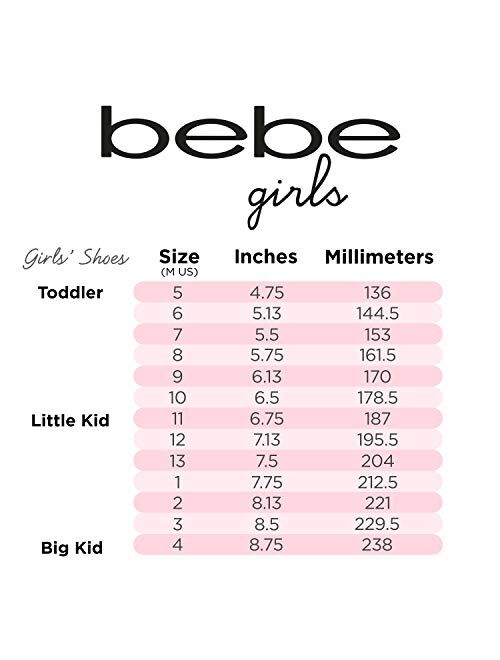 bebe Girls Sandals 2 Pack Rhinestone Thong Sandals with Buckle Clasp Heel Strap (Little Kid/Big Kid)