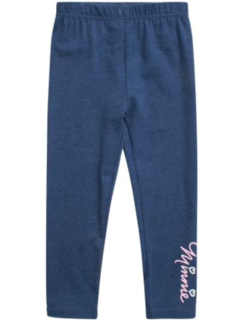 Disney Baby Girls Leggings Set 2 Piece Minnie Mouse T-Shirt and Leggings (Size: 12M-4T)