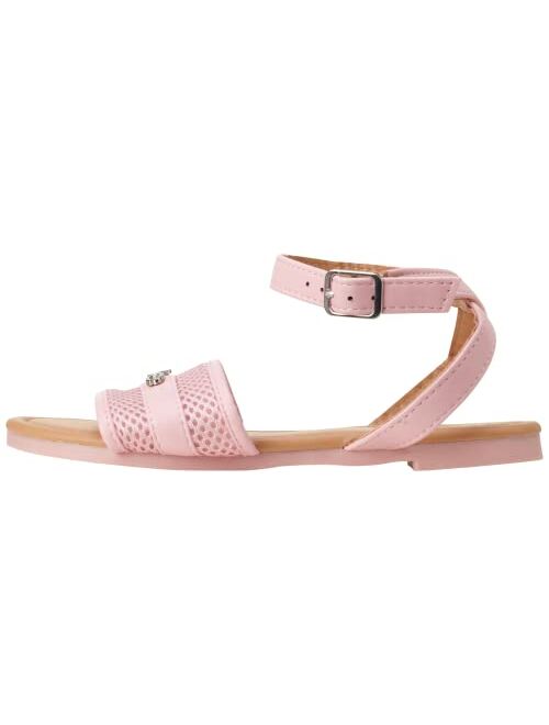 bebe Girls' Sandals - Leatherette Sandals with Ankle Straps (Size: 2-13)