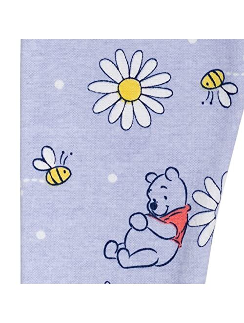 Disney Princess Raya and the Last Dragon Pooh Vampirina Girls Knotted Graphic T-Shirt Legging Infant to Big Kid