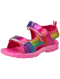 Gerber Baby Girls' Sandals - Adjustable Summer Sports Sandals (Infant/Toddler)