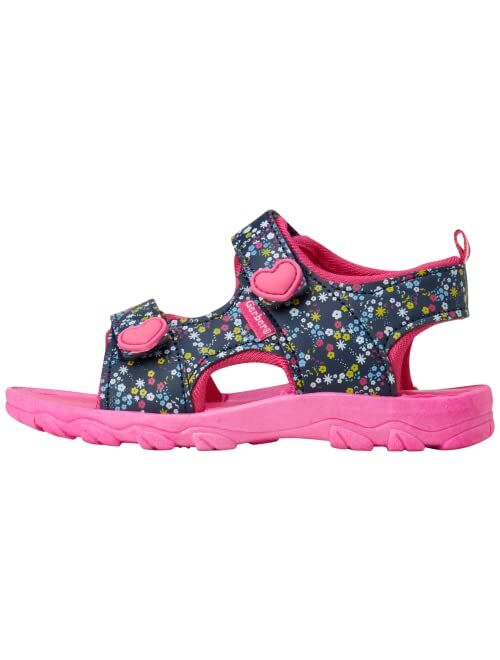 Gerber Baby Girls' Sandals - Adjustable Summer Sports Sandals (Infant/Toddler)