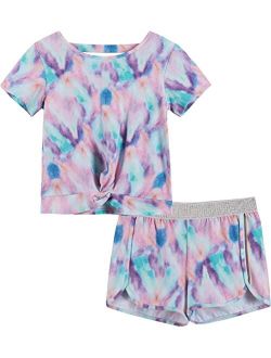 ANDY & EVAN KIDS Tie-Dye Shorts Set (Toddler/Little Kids)