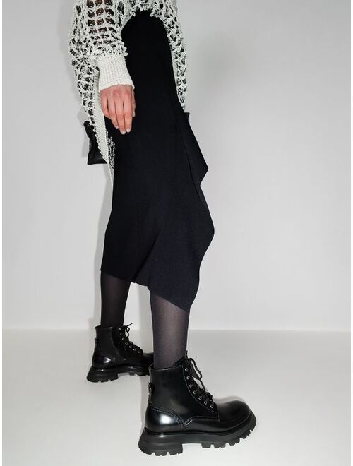 Alexander McQueen combat ankle boots