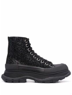 Tread Slick glitter ankle boots