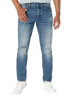 G-Star 3301 Slim Fit Jeans in Faded Cascade Restored