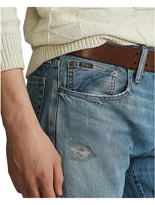 Polo Ralph Lauren Varick Slim Straight Distressed Jeans in Fowlers