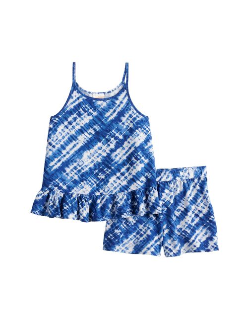Toddler Girl Jumping Beans Peplum Tank & Shorts Set