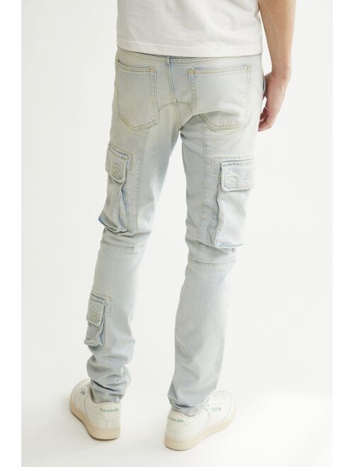 BDG Skinny Fit Cargo Jean Light Wash