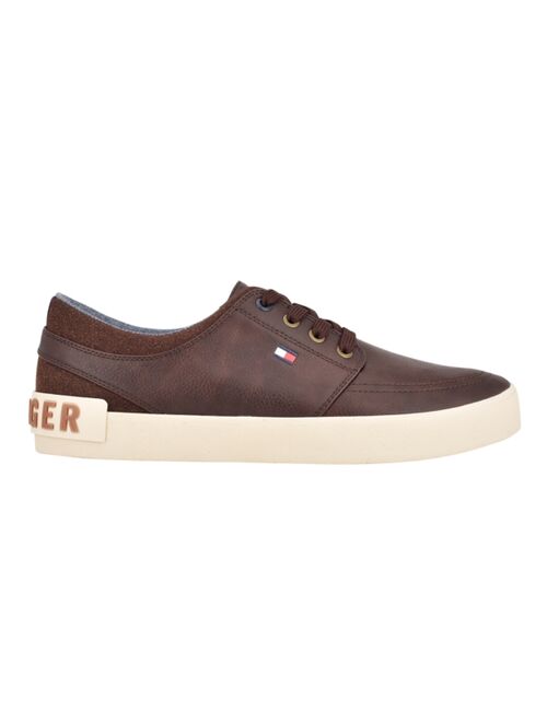 Tommy Hilfiger Men's Rexin Lace Up Low Top Sneakers