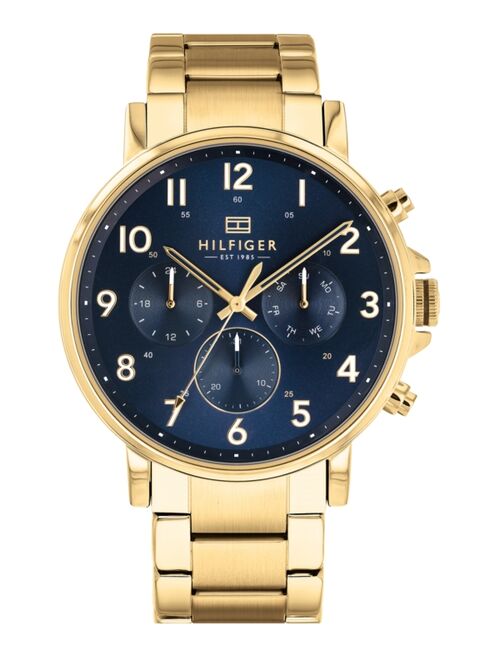 Tommy Hilfiger Men's Gold-Tone Bracelet Watch 44mm