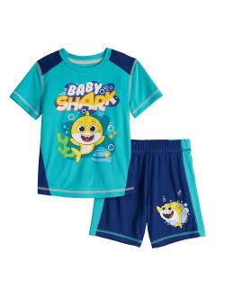 Toddler Boy Jumping Beans Baby Shark Graphic Tee & Shorts Set
