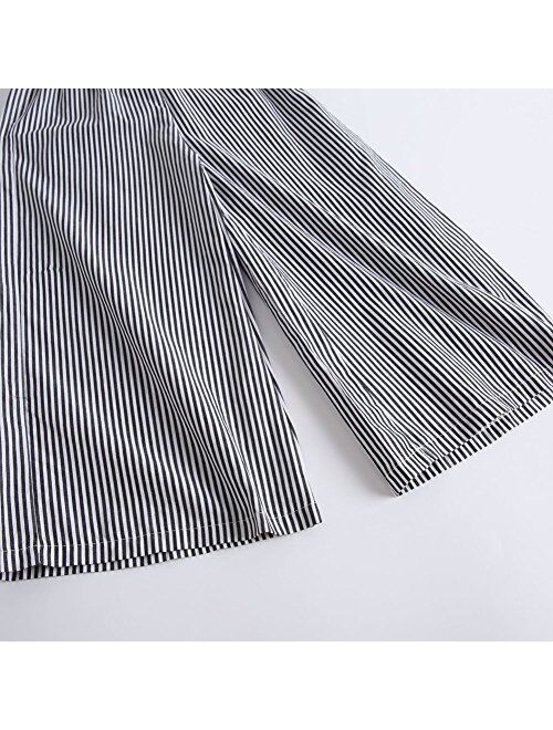 Sanlutoz Fashion Stripe Girl Pants Children Cotton Pant Casual Clothes Bundle Soft