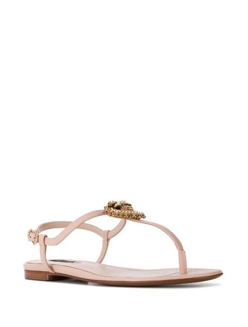 Dolce & Gabbana Devotion T-strap sandals