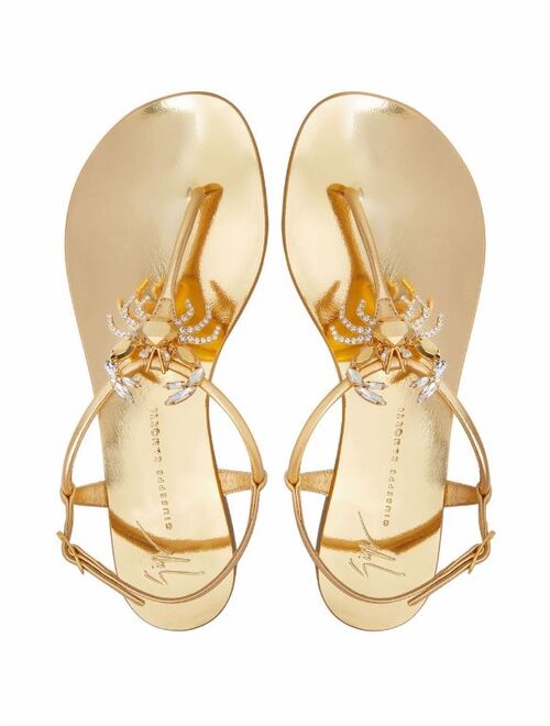 Giuseppe Zanotti Moon Crab thin-strap sandals