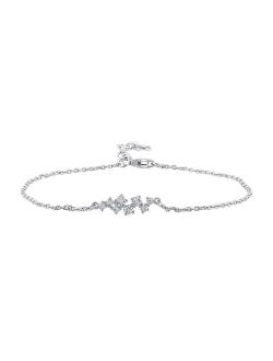 OLIVIA AND HARPER Sterling Silver Cubic Zirconia Bracelet