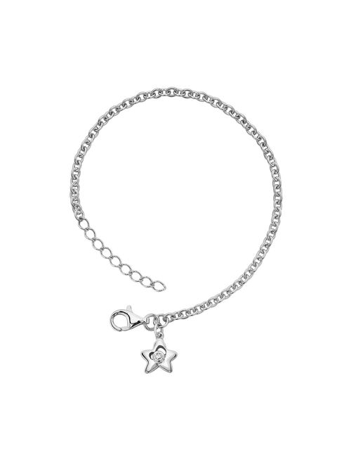 Little Diva Diamonds Sterling Silver Diamond Accent Star Bracelet - Kids