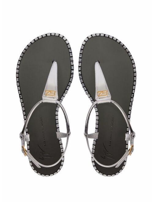 Giuseppe Zanotti Bellatriks T-bar leather sandals