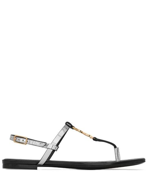 Yves Saint Laurent Saint Laurent Cassandra Iota T-bar sandals