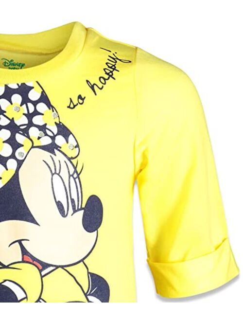Disney Minnie Mouse Girls short sleeve T-Shirt & Legging 7-8