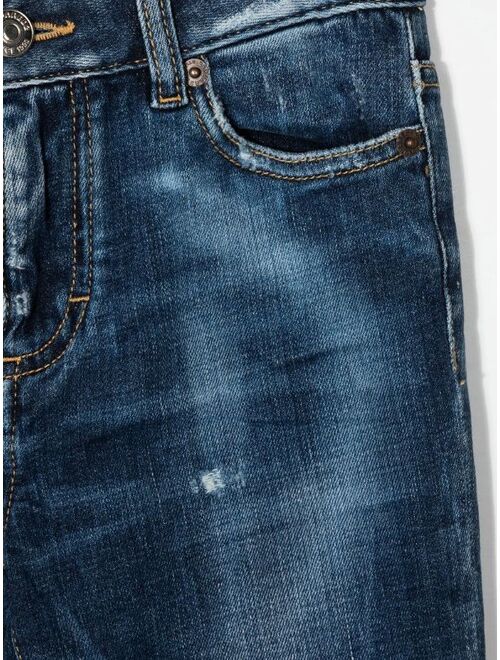 Dsquared2 Kids TEEN mid-rise slim-fit jeans