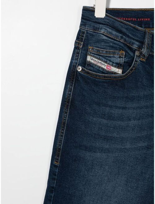 Diesel Kids TEEN faded-wash jeans