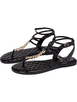 Brighti T-Strap Design With Chain Link Sandal