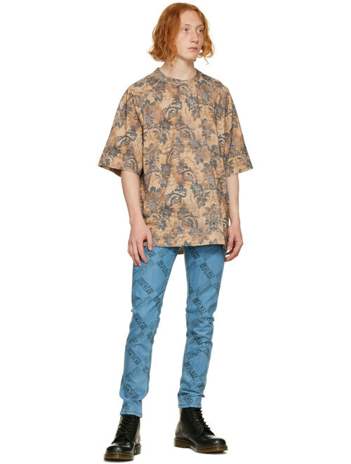 Versace Jeans Couture Tan Tapestry T-Shirt