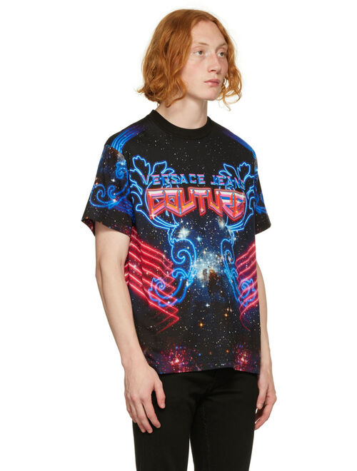 Versace Jeans Couture Black Galaxy Couture T-Shirt