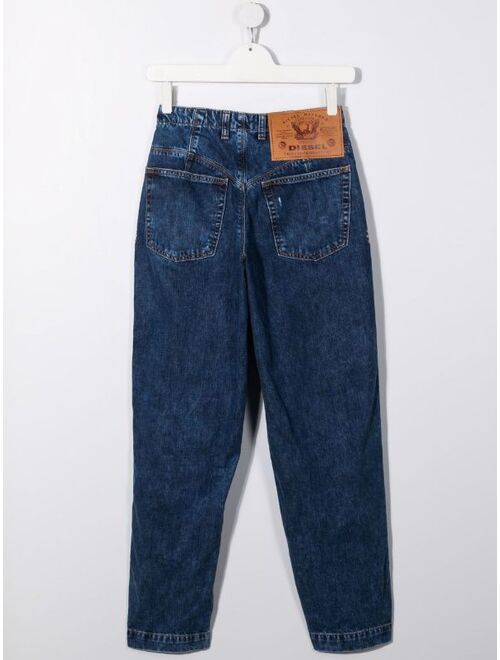 Diesel Kids TEEN stud-embellished jeans
