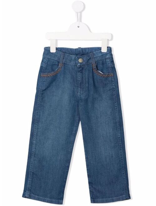 Chloe Kids straight-leg denim jeans
