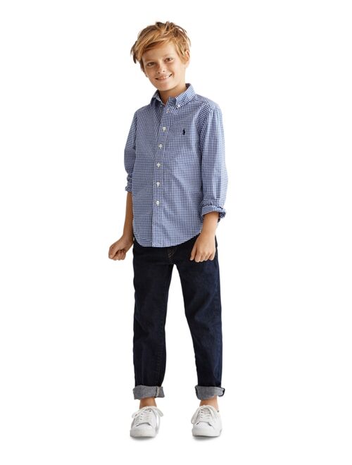 Polo Ralph Lauren Toddler and Little Boys Cotton Poplin Shirt