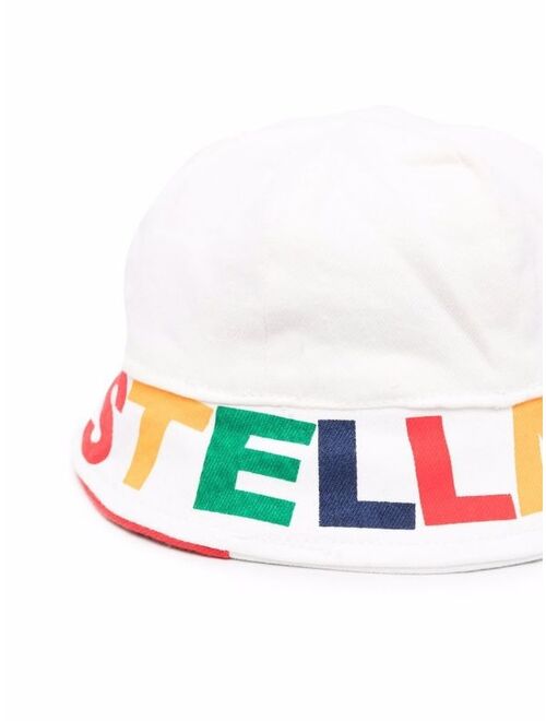 Stella McCartney Kids logo-print bucket hat
