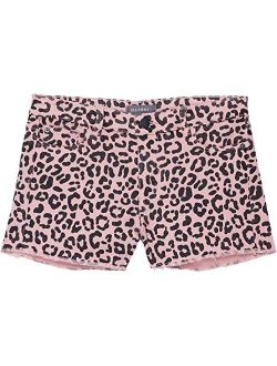 Kids Lucy Cutoffs Shorts in Pink Leopard (Big Kids)