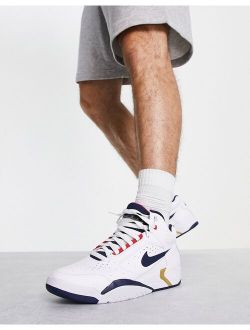 Air Flight Lite Mid sneakers in white