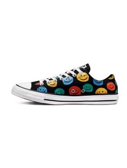 Chuck Taylor All Star Ox 'Much Love' canvas sneakers in black